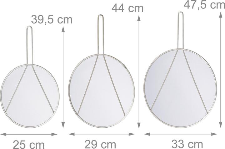 Produktbild Relaxdays 3tlg. Spritzschutz-Set (33 cm, Metall)