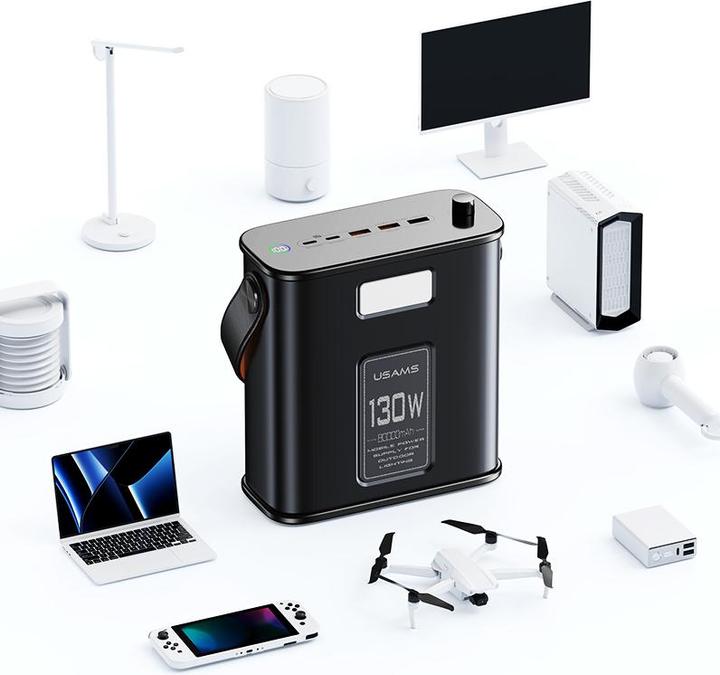 Actual product image Usams ST Quick Charging Set (80000 mAh, 130 W, 296 Wh)