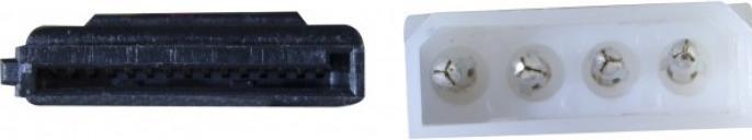 Produktbild Exertis Connect SATA Strom-Adapterkabel, Molex auf SATA 4Pin Molex auf Sata Bu. z.B. zur Stromversorgung einer SATA- (15 cm)