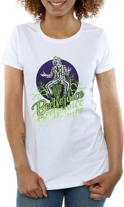 Image du produit Beetlejuice T-shirt en coton Faded Pose Femme/Femme (XL)