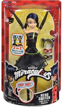 Image du produit Bandai MIRACULOUS PoupÃ©e Ladybug avec Outfit Transformation 26 cm 4+