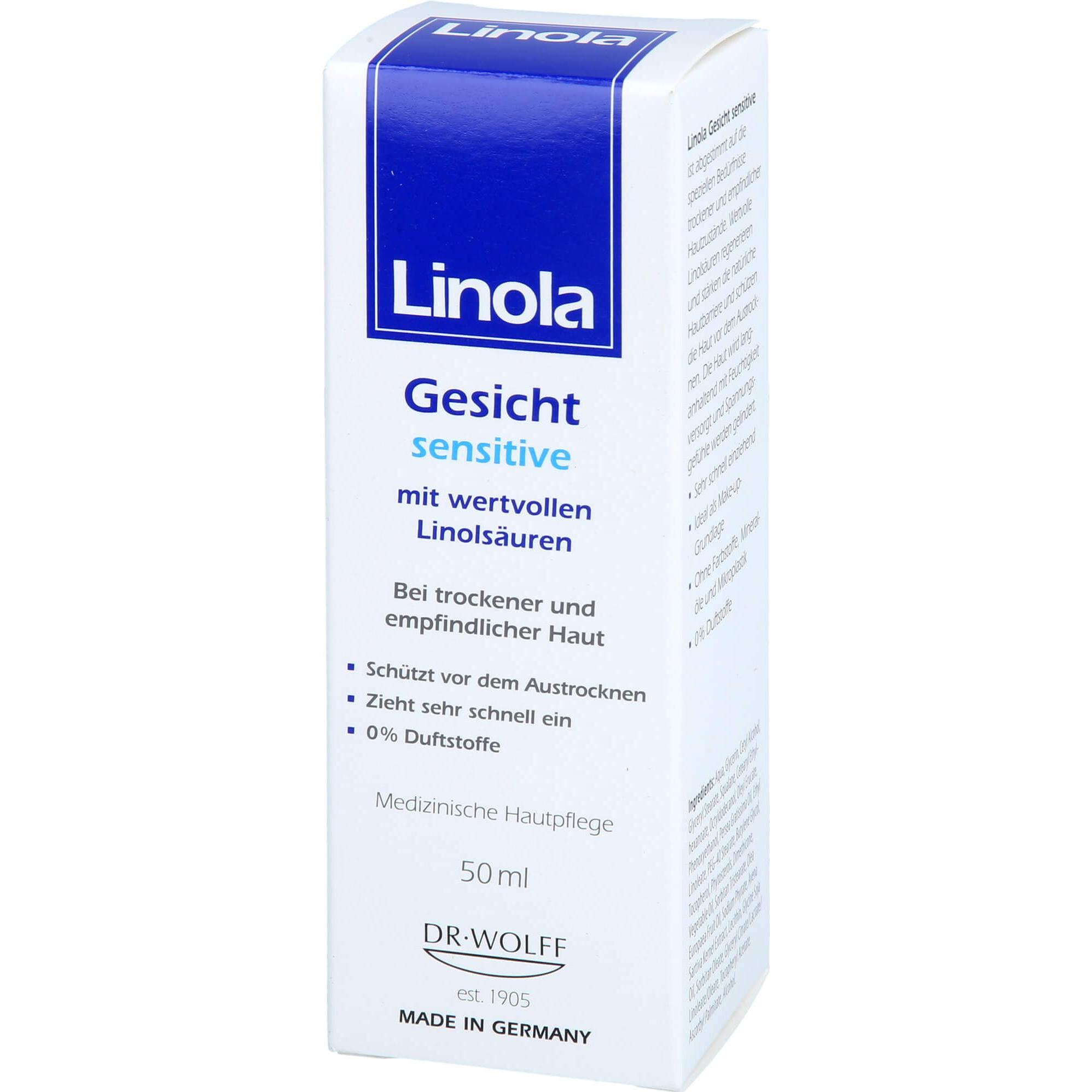 Thumbnail - Linola, Gesichtscreme, Gesicht Sensitive, 50 ml CRE (50 ml, 24h Creme)