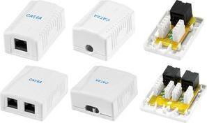 Image du produit LogiLink Boîtier de raccordement Cat.6A 1 x RJ45, non blindé