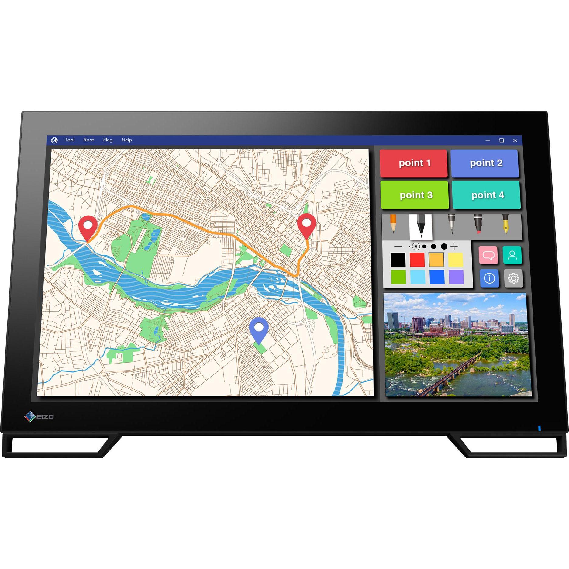 Eizo FDF2182WT schwarz (1920 x 1080 Pixel, 21.50"), Monitor, Schwarz
