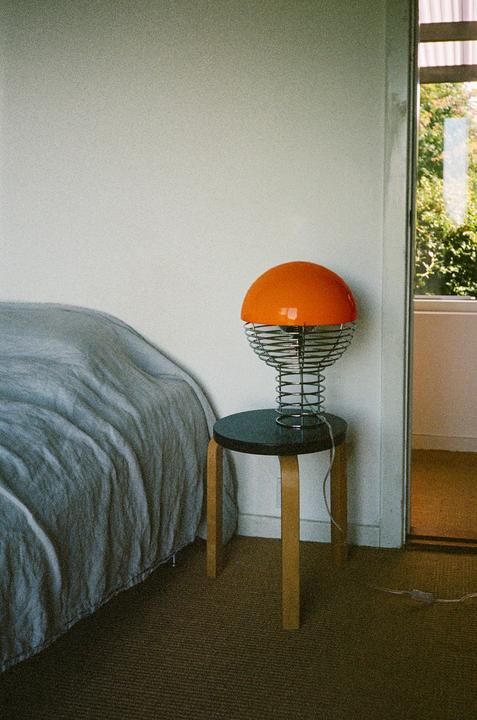 Produktbild Verpan Wire Tischleuchte Ø40 Chrome/Orange (E27)