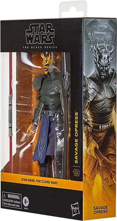 Produktbild Hasbro Star Wars: The Clone Wars Black Series Actionfigur Savage Opress 15 cm