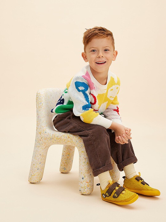 Produktbild Affenzahn Barfussschuh Halbschuh Knit Happy Tiger (28)