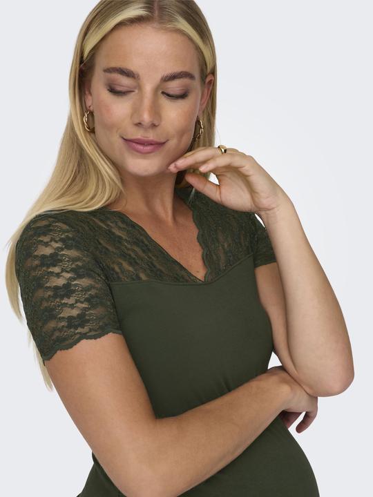 Produktbild Only Maternity Curvy V-Ausschnitt Kleid mit kurzen Ärmeln (3XL)