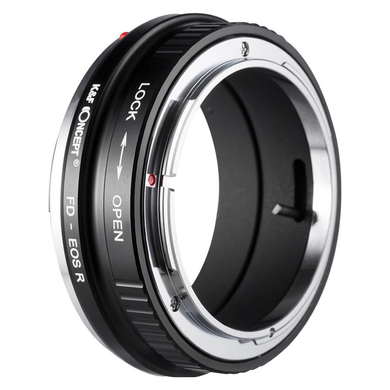 K&F Concept High Precision Lens Adapter Mount, Fd-Eos R, Objektivadapter, Schwarz