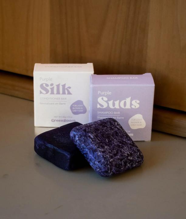 Actual product image Green Room Suds Colour Correction Purple (480 ml, Solid shampoo, Silver shampoo)