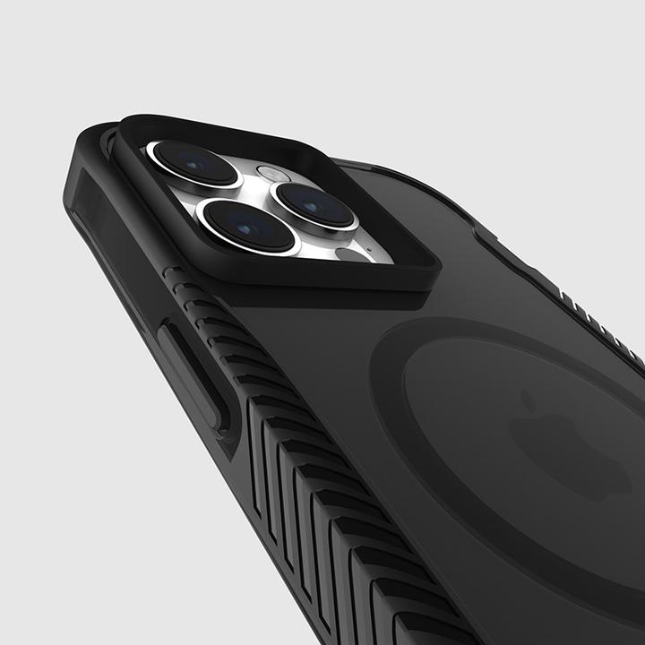 Produktbild Case-Mate Tough Grip Plus D3O MagSafe - iPhone 15 Pro Max Hülle (Rauch/Schwarz) (Apple iPhone 15 Pro Max)