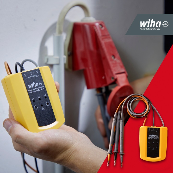 Produktbild Wiha Drehfeldrichtungsanzeiger (CAT III 1000V, CAT IV 600V)