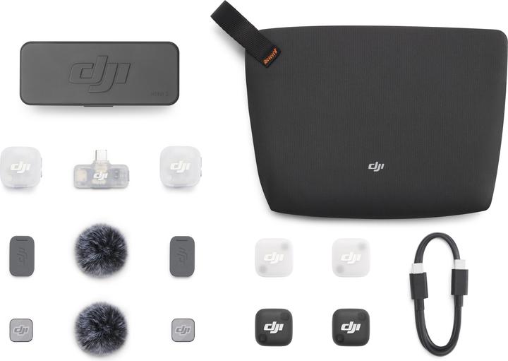 DJI Mic Mini 2 (2 TX + 1 Mobile RX + Charging Case)