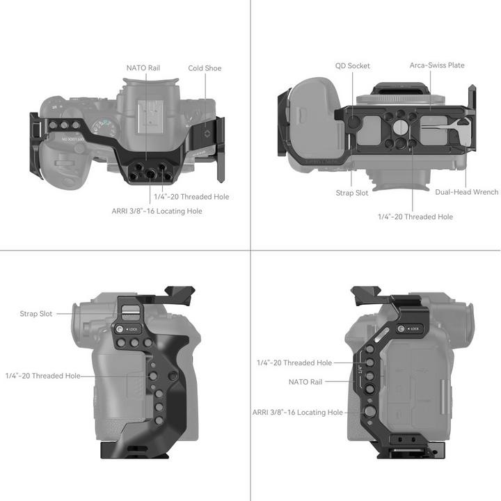 Immagine prodotto SmallRig Gabbia per Canon EOS R6 Mark II 4159 (Gabbietta)