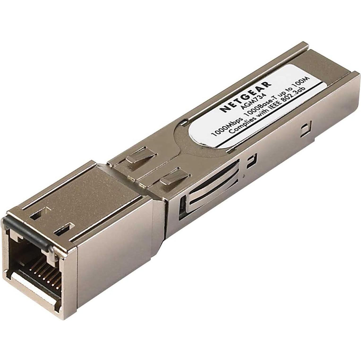 Netgear AGM734: SFP Modul, Transceiver, Silber