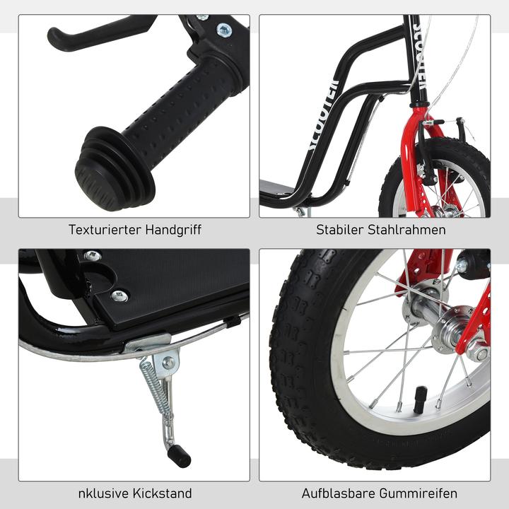 Actual product image Homcom Children's scooter with height-adjustable handlebars