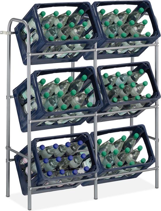 Productafbeelding Relaxdays Getränkekistenregal (96 x 33 x 116 cm)