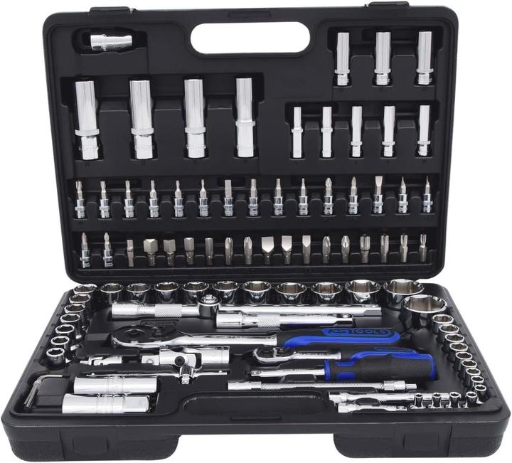 Produktbild KS Tools 1/4 +1/2 CHROMEplus Steckschlüssel-Satz, 96-tlg