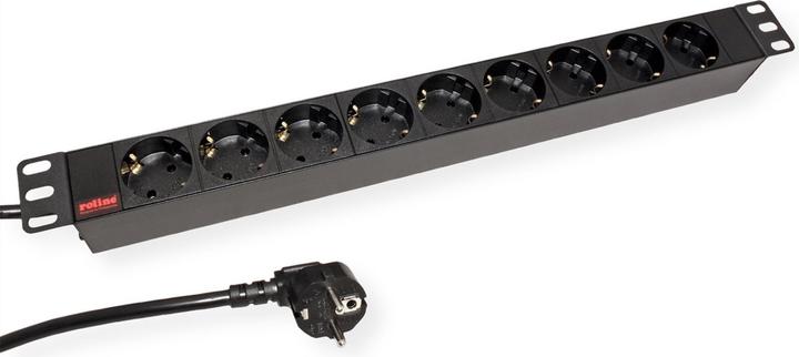 Actual product image Roline Power strip (rack (9x, CEE 7/3, 2 m)