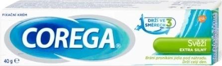 Actual product image Corega Fresh Extra Strong Fixation Cream 40 G