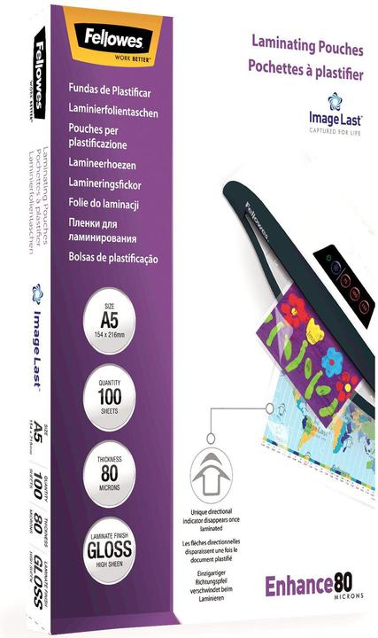 Actual product image Fellowes Enhance 80 (A5, 100 pcs., 80 µm)