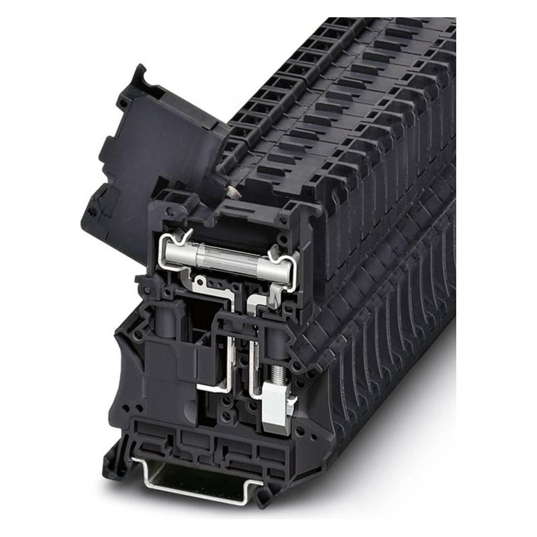 Phoenix Contact TB, zwart, voor 6,3 x 32 mm G-zekeringen, Elektronica benodigdheden + Behuizing, Zwart