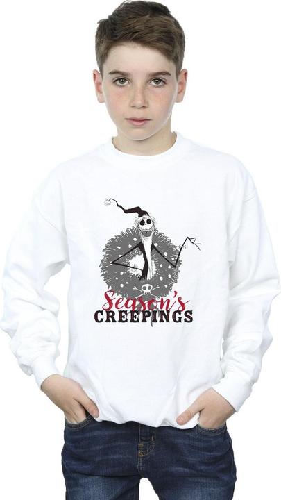 Produktbild Disney The Nightmare Before Christmas Seasons Creepings Wreath Sweatshirt Jungen (140, 146)
