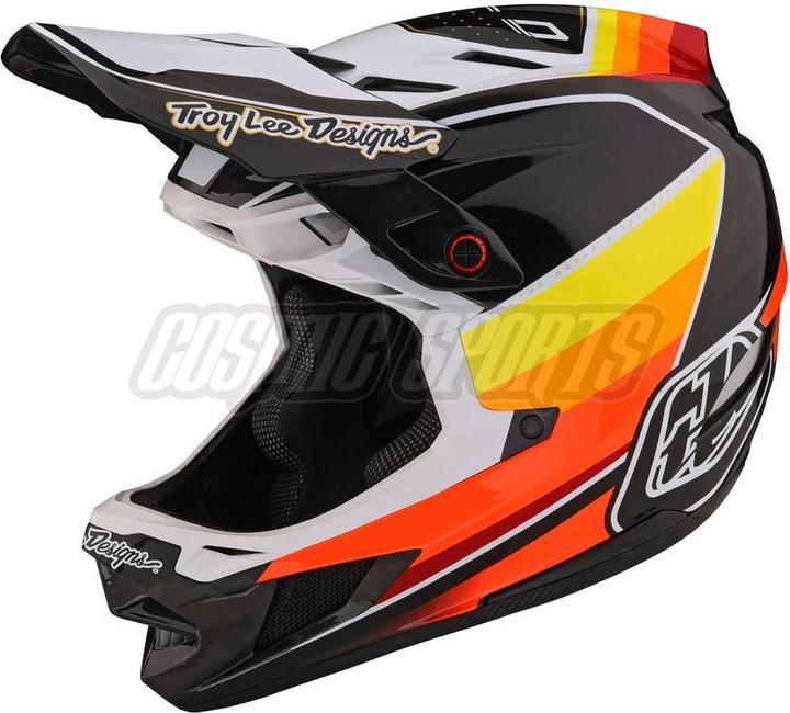 Image du produit Troy Lee Designs D4 Carbon MIPS casque, Reverb, black/white, S | 55-56cm (55 - 56 cm)