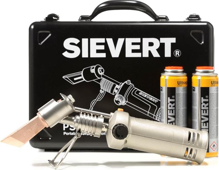 Sievert Soft soldering iron set PSI 3380 screw-in cartridge with accessories and copper piece