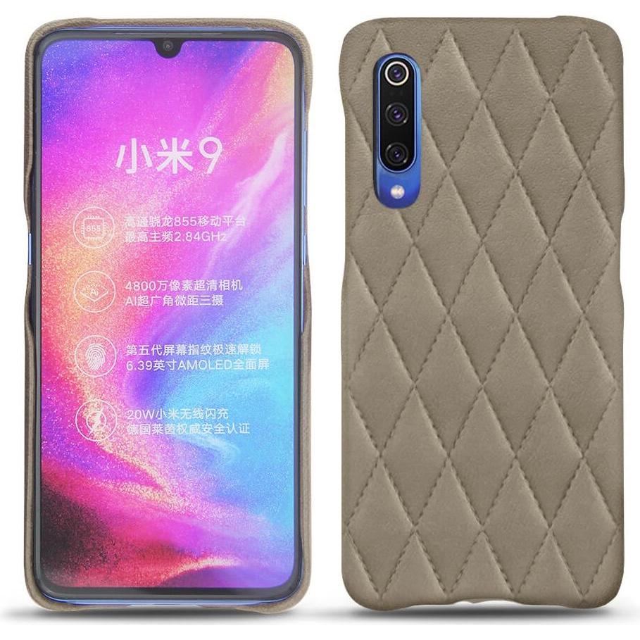 Noreve Lederschutzhülle (Xiaomi Mi 9), Smartphone Hülle, Beige
