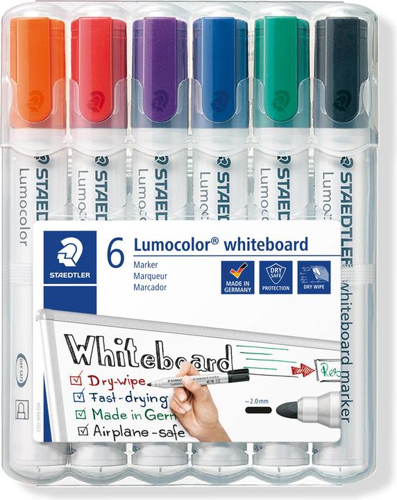 Image du produit Staedtler Marqueur pour tableau blanc Lumocolor 351 (6 x)