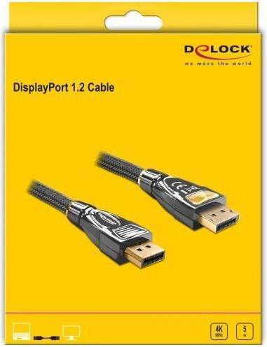 Produktbild Delock DisplayPort — DisplayPort (5 m, DisplayPort, 1.2)