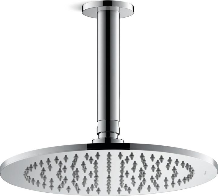 Actual product image Duravit Shower arm ceiling mount. round rosette 125mm chrome