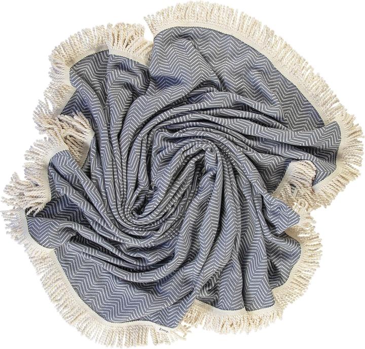 Produktbild L'Anse Chevron Charcoal Grey