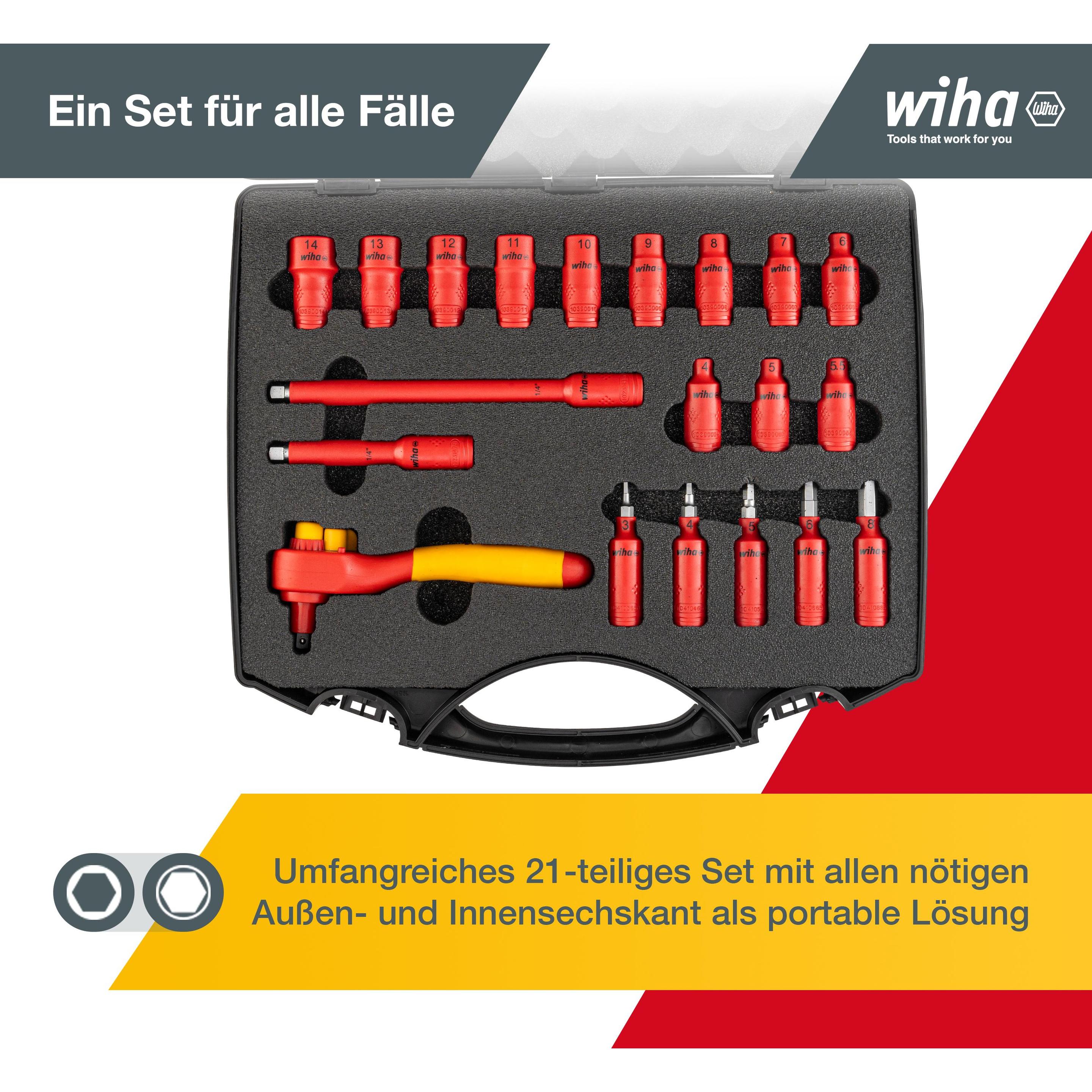 Thumbnail - Wiha, Schraubenschlüssel, 7209NK2001 (12 mm, 11 mm, 10 mm, 14 mm, 13 mm)