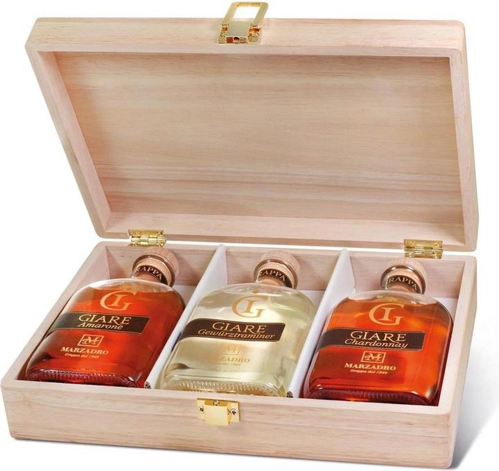 Produktbild Marzadro Grappa Giare Set (3 x 20 cl)