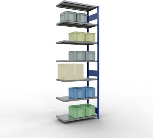 Actual product image Schulte Lagertechnik MULTIplus330 boltless bay system with length ledger