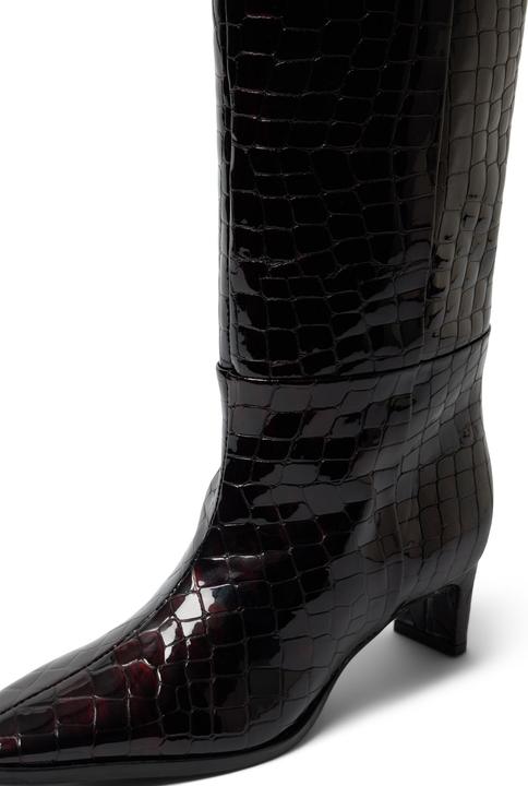 Actual product image Selected Leder Stiefel mit Absatz (40)