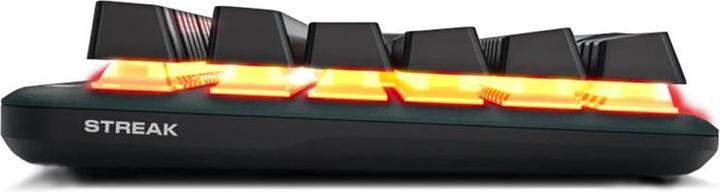 Actual product image Fnatic miniSTREAK, TKL Gaming Keyboard, RGB LED - ISO-DE, MX-Silent-Red (Cable)