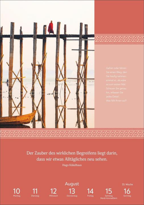 Actual product image Harenberg Wege der Achtsamkeit Wochen-Kulturkalender 2026 - Anregungen für jede Woche