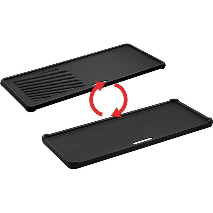 Enders, Grillplatte, Wendeplatte Grillplatte Gussgrillplatte fr 1/3 fr Chicago 3 Gusseisen schwarz