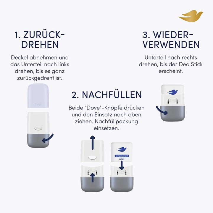 Produktbild Dove Antitranspirant Deostick Original, 35 ml (Stick)