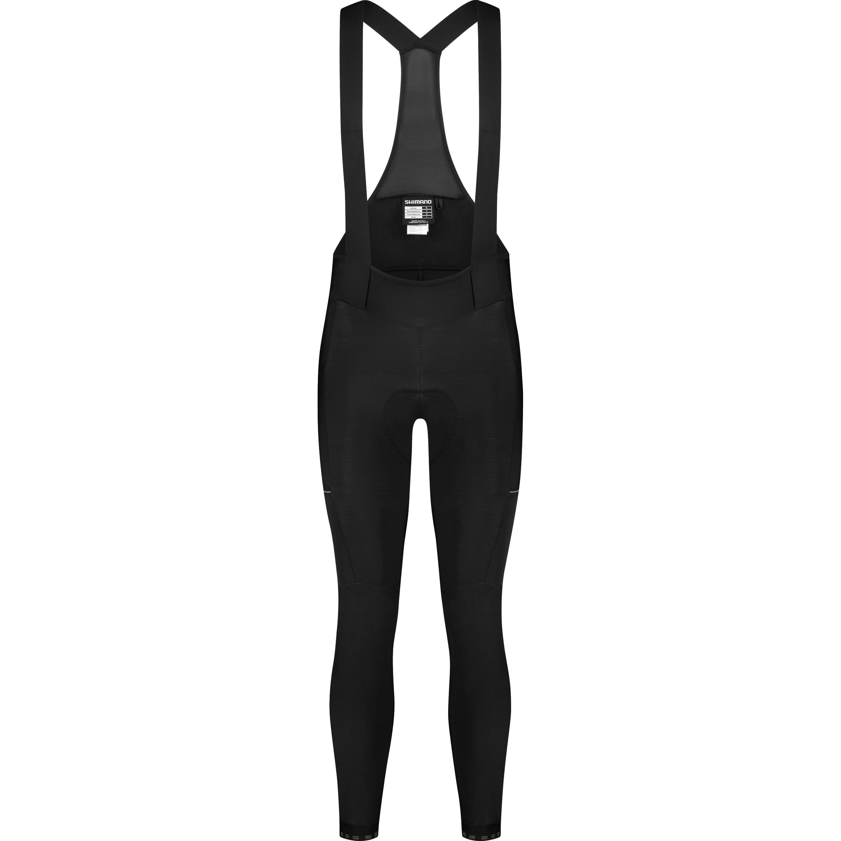 Shimano, Herren, Velohosen, Men Evolve Bib Tights (XXL), Schwarz, XXL