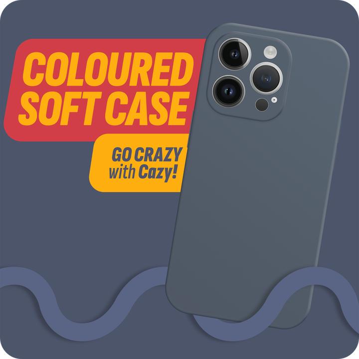 Produktbild Cazy Silikon Hülle Kompatibel mit iPhone 15 Pro - Soft TPU Schutz - (Apple iPhone 15 Pro)