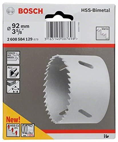 Immagine prodotto Bosch Professional Zubehör Sega a tazza HSS bimetallica per adattatore standard, 92 mm, 3 5/8 di pollice (92 mm)