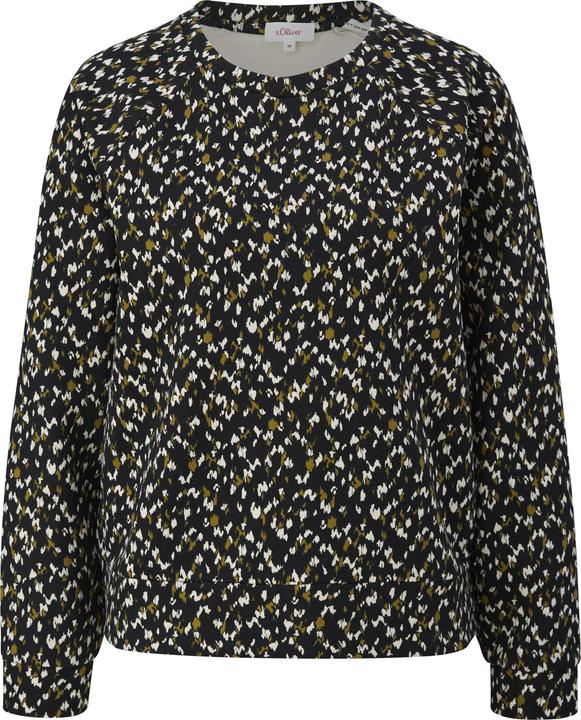 Produktbild s.Oliver Sweatshirt Sweatshirt mit Allover-Muster (38)