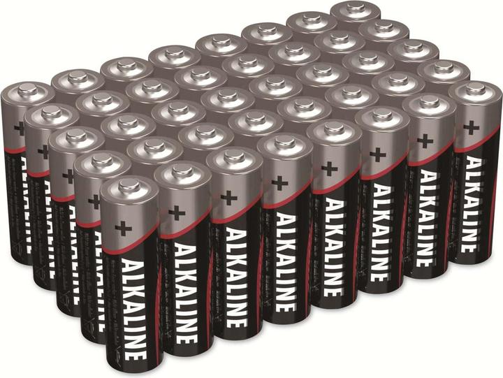 Actual product image Ansmann Alkaline Mignon (AA) batteries - 40 pieces (40 pcs., AA, 2800 mAh)