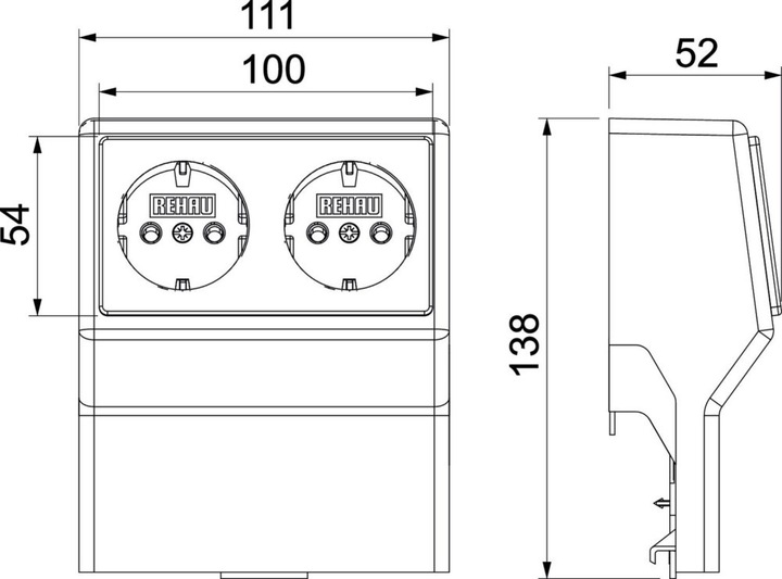 Produktbild Rehau SL Gerätetank (2 cm)