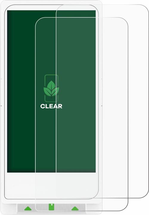 Actual product image ScreenLeaf Screen Protector sustainable Screen Protection, clear, anti-scratch (2 Piece, LG G Flex)