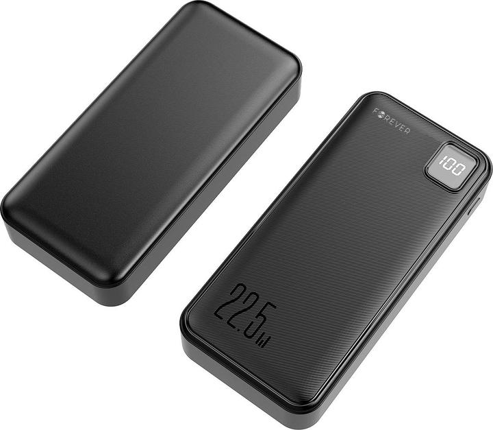 Actual product image Forever power bank TB-300L PD QC 22,5W 20000 mAh black (20000 mAh, 22.50 W)